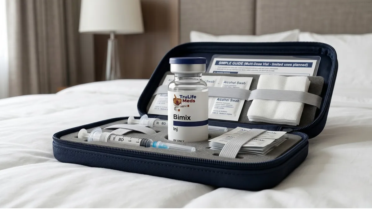Organized medical travel kit