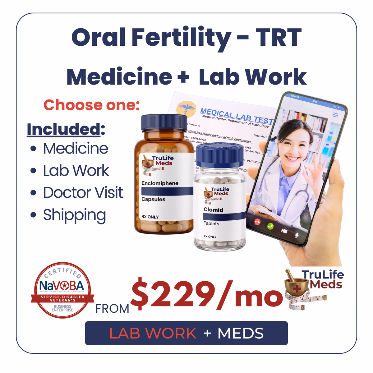 TRT Oral Fertility